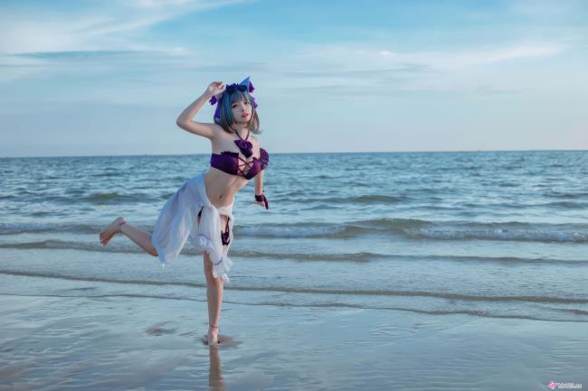 [二佐] NO.199 碧蓝航线-柴郡泳装